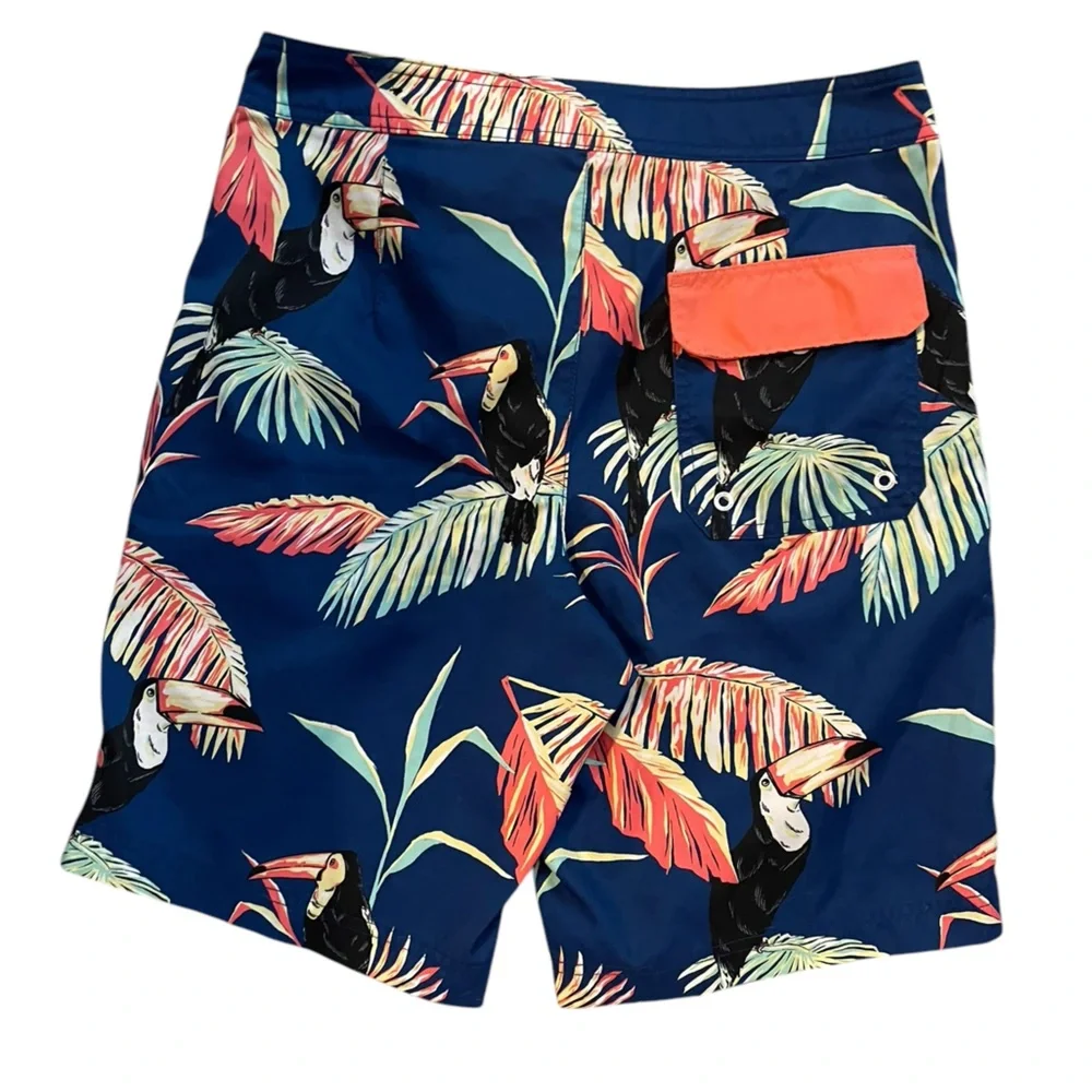 American Eagle Men’s 6790410 Classic Board Short‎ - Navy, Small, 5852-7, Toucan